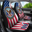 US Independence Day Bald Eagle Veteran Affairs Fourth Of July Car Seat Covers