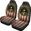 US Independence Day US Army University Always Faithful Car Seat Covers