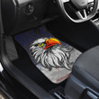 US Independence Day America's Navy On US Flag Eagle Face Car Floor Mats