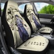 Naruto Anime Sasuke Uchiha Using Sword Black Painting Artwork Car Seat Covers