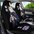 Sasuke Uchiha Naruto Car Seat Covers Anime Car Accessories Custom For Fans NA022304