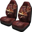 Eren Yeager And Mikasa Ackerman Attack On Titan Car Seat Covers Anime Car Accessories Custom For Fans NA032304