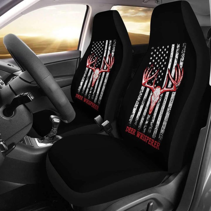 Deer Whisperer Flag Car Seat Covers Amazing Gift Ideas T032520