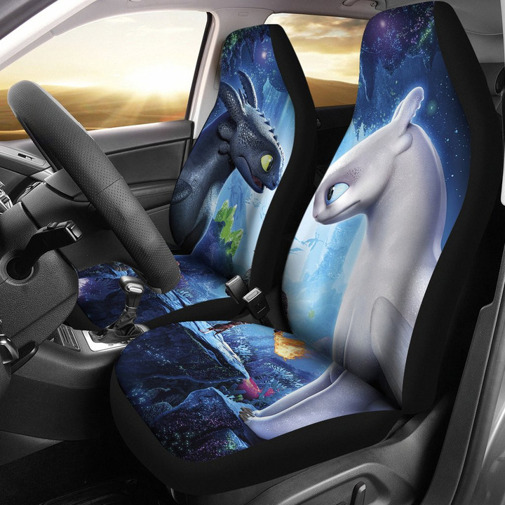 How to Train Your Dragon Car Seat Covers Cartoon Fan Gift T0204
