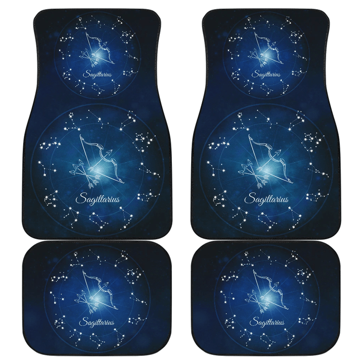 Sagittarius Zodiac Sign Car Floor Mats Amazing Gift H042620