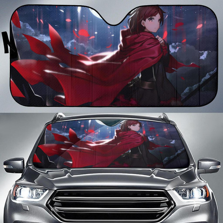 Ruby Rose Rwby Car Sun Shades Anime Fan Gift T042022