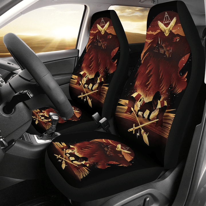 Gryffindor Harry Potter Fan Gift Car Seat Covers H090120