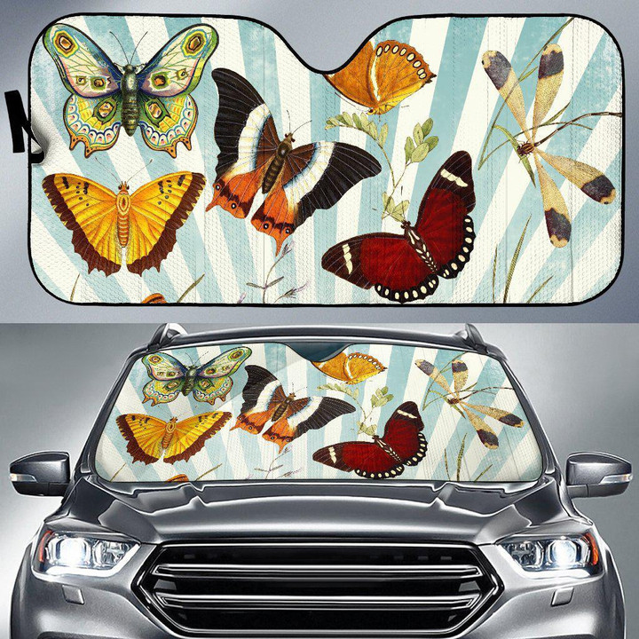 Butterfly Collage Car Sun Shades Amazing Gift Ideas T091020