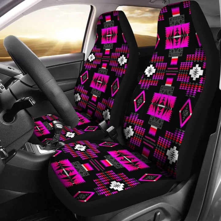 Seven Tribes Pink Clouds Car Seat Covers Amazing Gift T041420