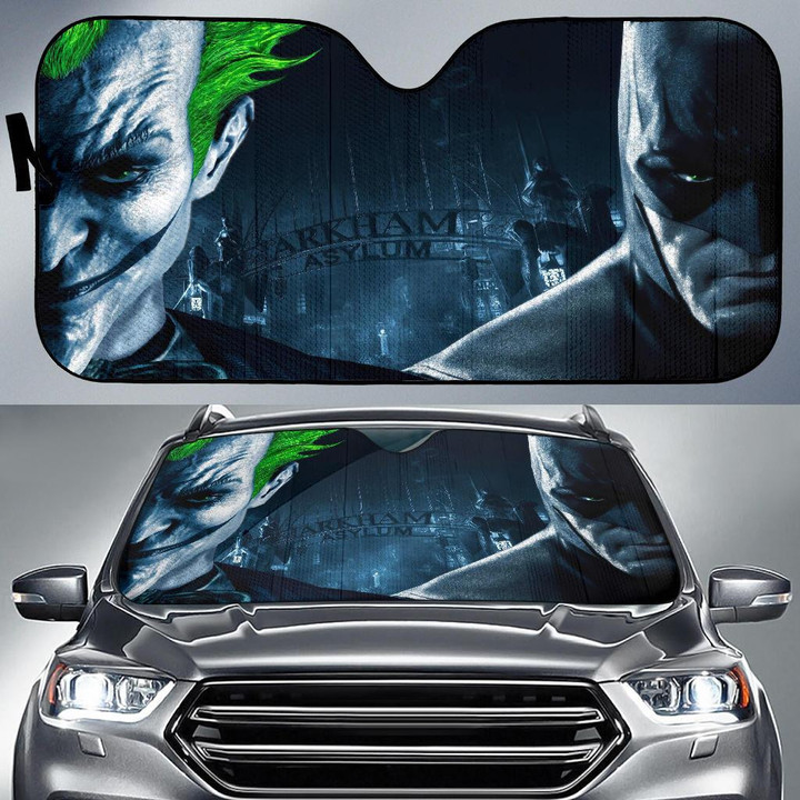 Batman And Joker Car Sun Shade Movie Fan Gift T041720