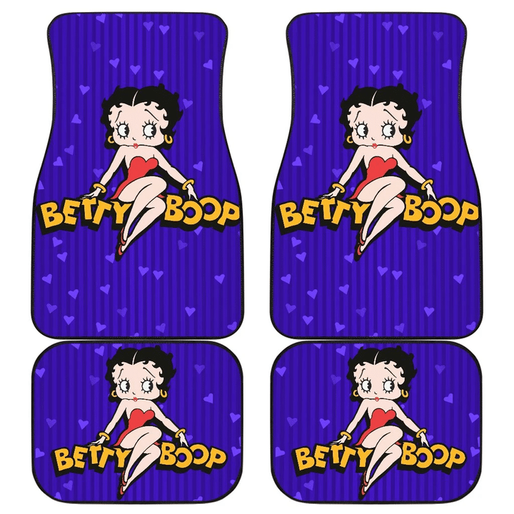 Betty Boop Hearts Cartoon Car Floor Mats Fan Gift H1225