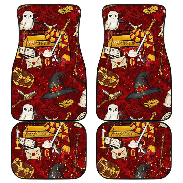 Harry Potter Witches Hat Staff Car Floor Mats 191023
