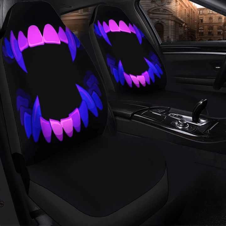 Scary Teeth Halloween Car Seat Covers