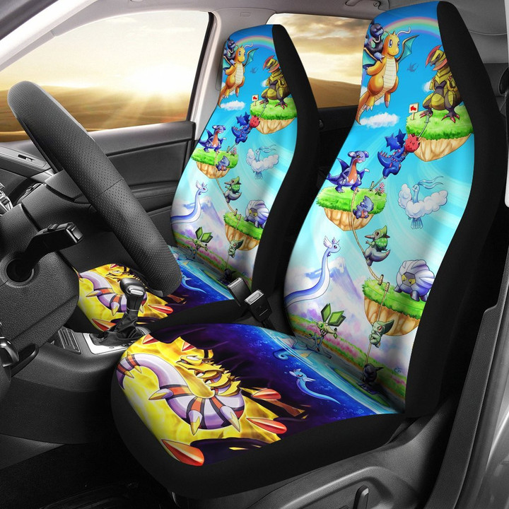 Pokemon Legend Dragon Car Seat Covers