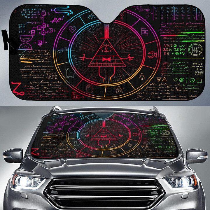 3D Car Sun Shades Amazing Gifts T1221 Auto