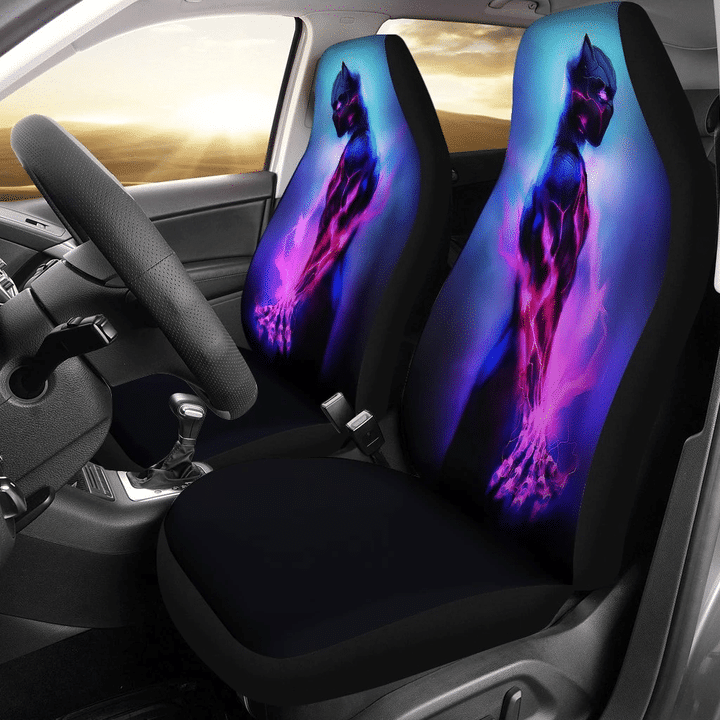 Black Panther Mavel Car Seat Covers