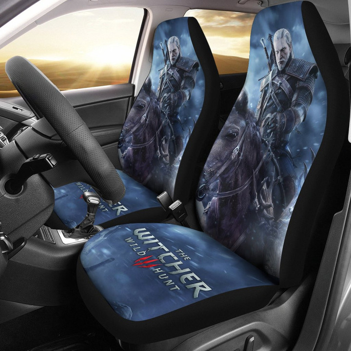 Geralt The Witcher 3: Wild Hunt Car Seat Covers Game H1228