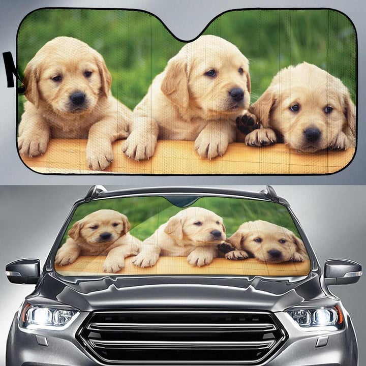 Cute Dogs Car Sun Shades Auto