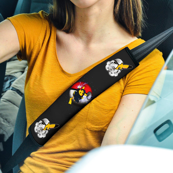 Pokemon Anime Seat Belt Covers Cute Pikachu Cosplay Star Wars Characters Poke Ball Belt Covers