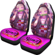 Demon Slayer Car Seat Covers | Nezuko Cute Cat Pink Seat Covers NA032904 GearForCar 2
