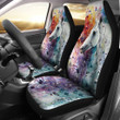 Horse White Color Car Seat Covers Amazing Gift Ideas T070220