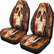 Go To Hell Halloween Skull Art Design Car Seat Covers T032920