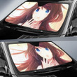 Anime Girl Blue Eyes 4K Car Sun Shade Anime Fan Gift T041720