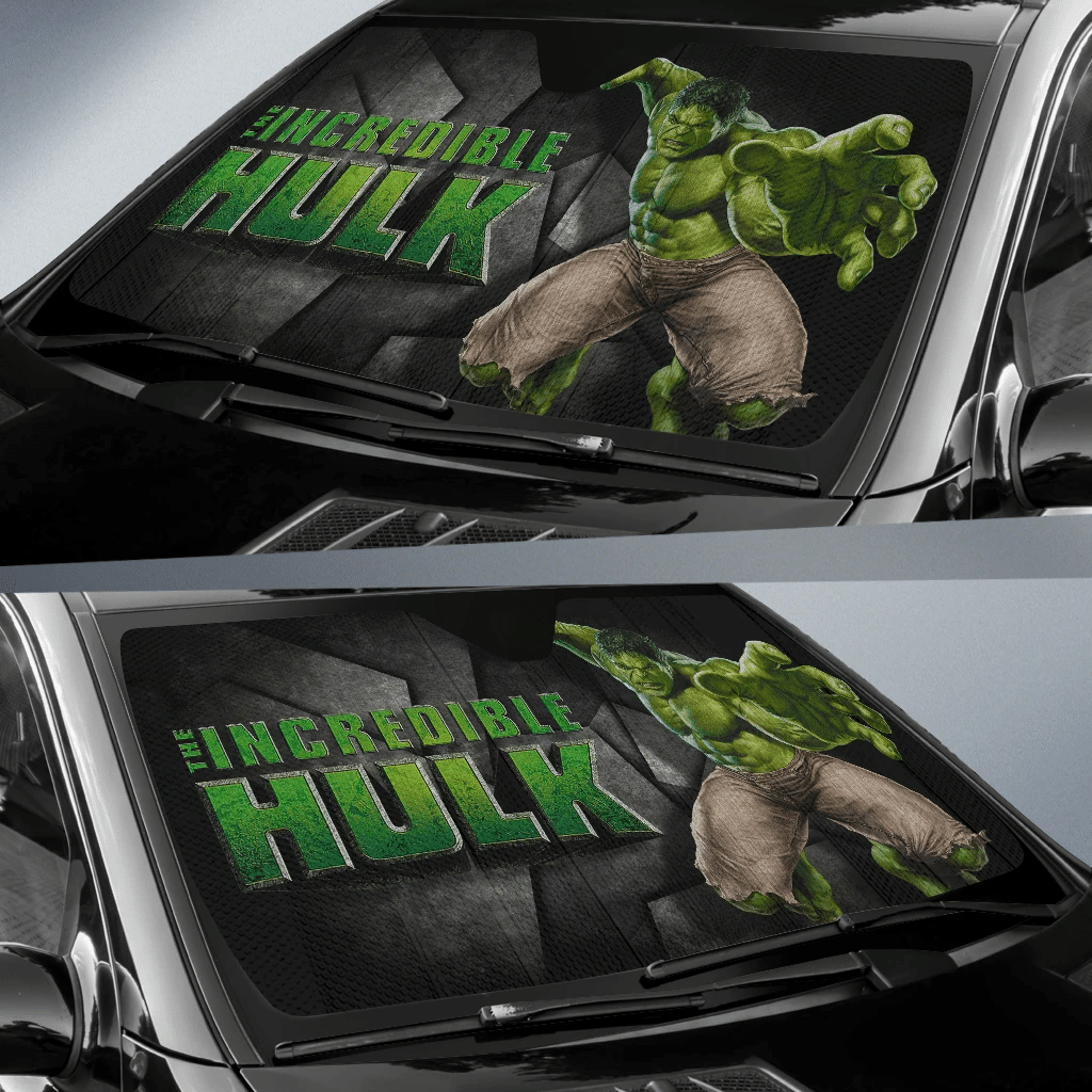 Incredible Hulk Avengers Car Sun Shades Movie H032720