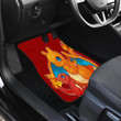 Pokemon Fire Dragons Family In Red Theme Car Floor Mats 191030