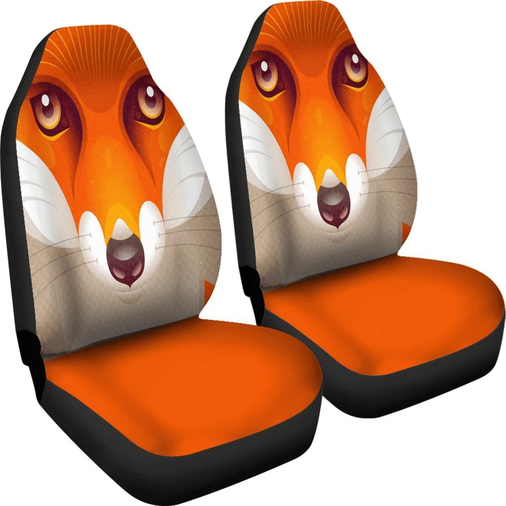 Fox Face Animal Car Seat Covers