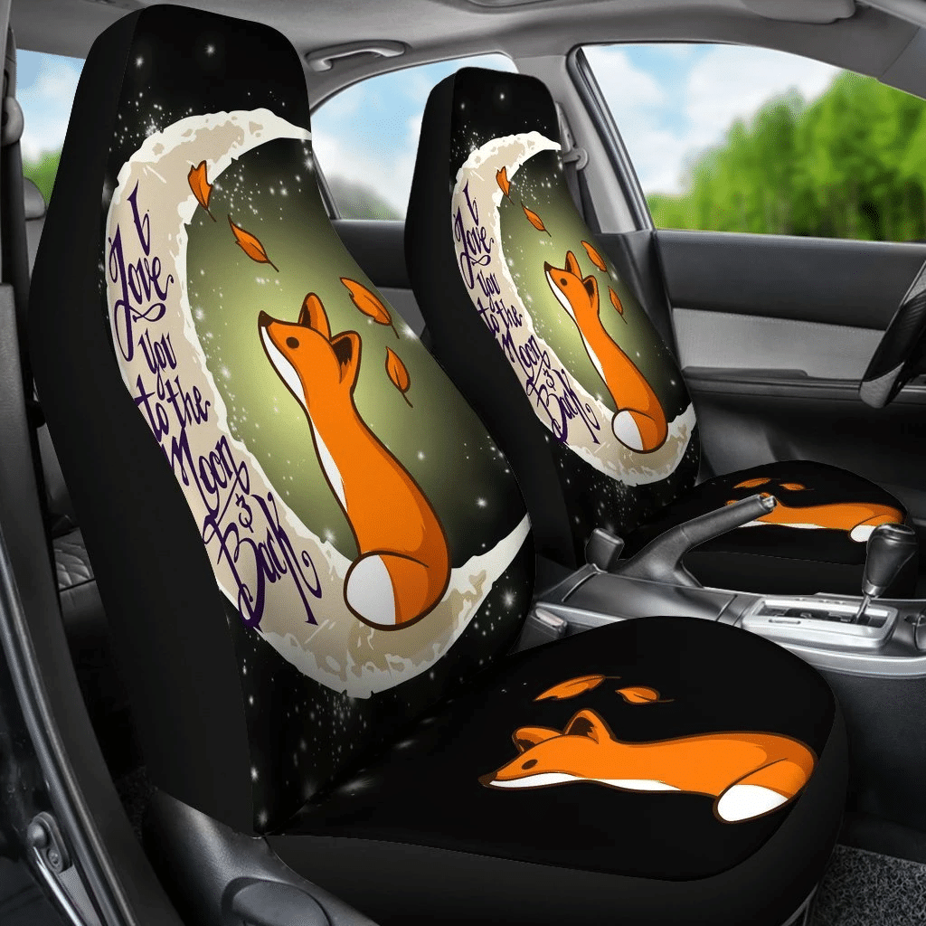 Cute Fox Animal Car Seat Covers