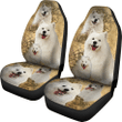 Samoyed Dogs Pets Animals Car Seat Covers 191130