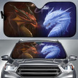 Dragon Fire And Ice Car Sun Shades Auto