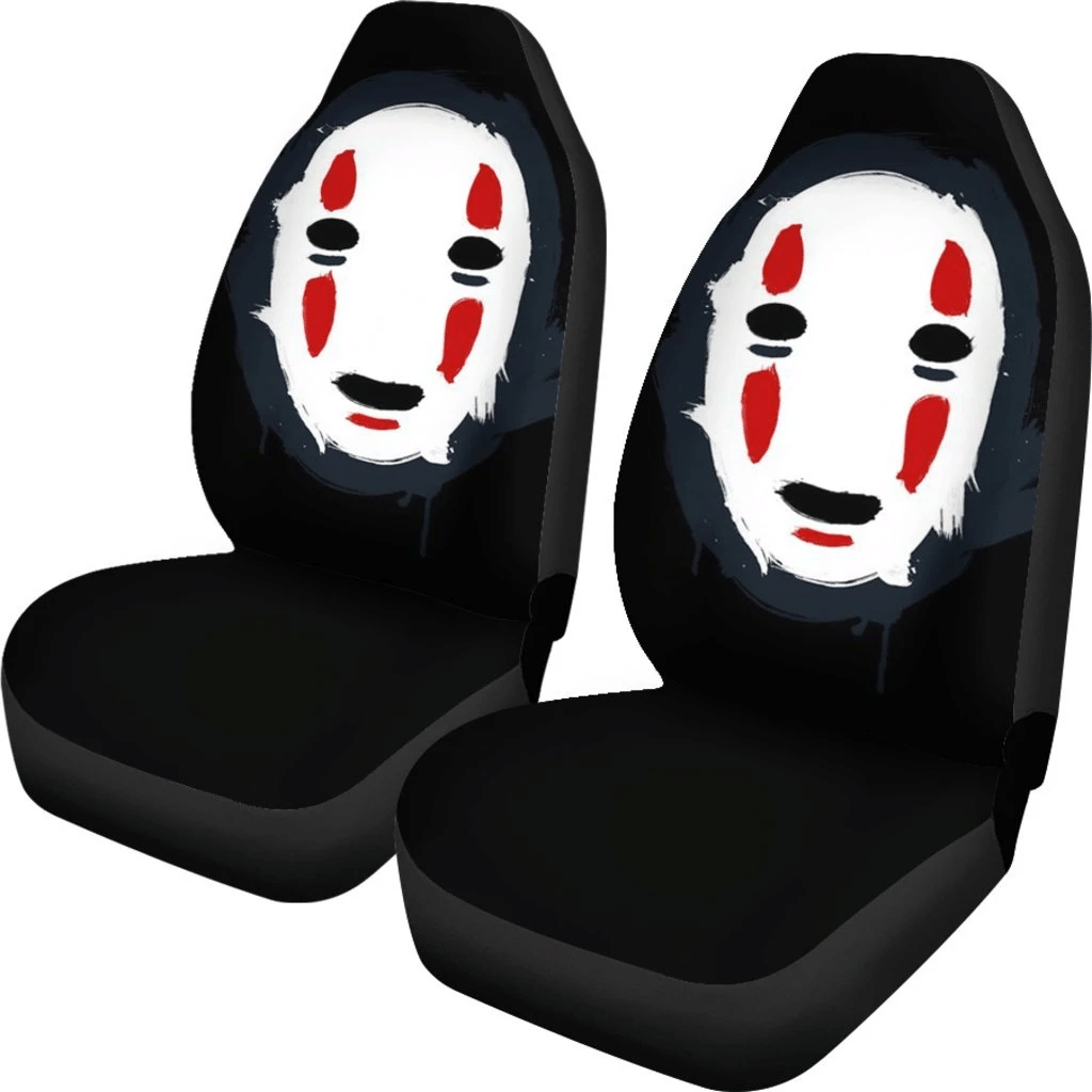 No Face Anime Car Seat Covers