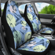 Butterfly Art Grey Color Car Seat Covers 191123