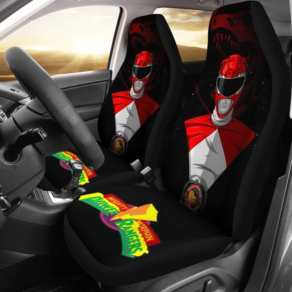 Red Power Ranger Car Seat Covers