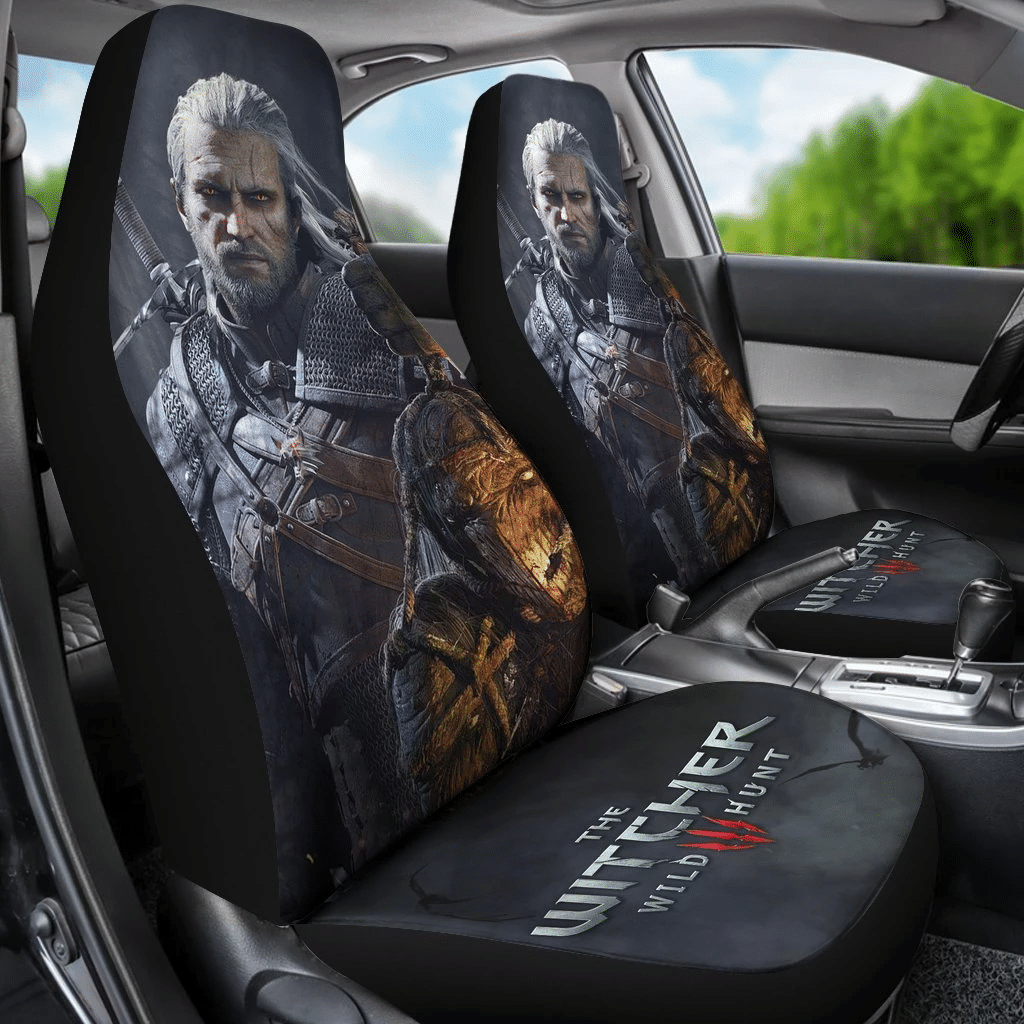 The Witcher 3: Wild Hunt Geralt Car Seat Covers Gaming 3D H1229