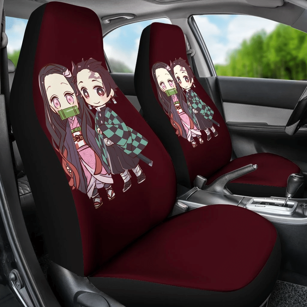 Nezuko Kamado & Tanjiro Kimetsu No Yaiba Car Seat Covers H1222