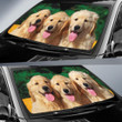 Funny Cute Dogs Car Sun Shades Auto