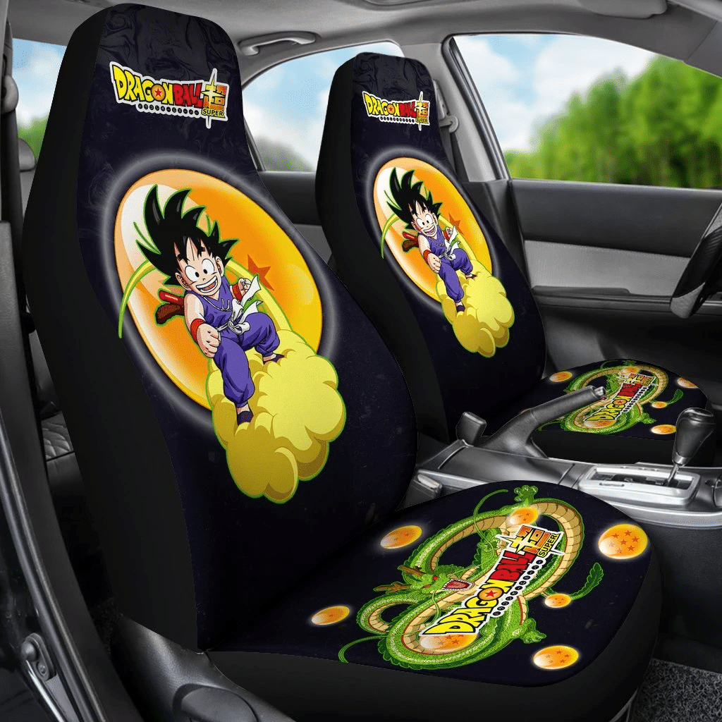 Goku Flying Shenron Dragon Ball Anime Car Seat Covers 191203