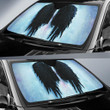 Fallen Angel Black Wings On Snow Car Auto Sunshades Auto Sun Shades