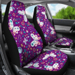Butterfly Pattern In Purple Theme Car Seat Covers 191123