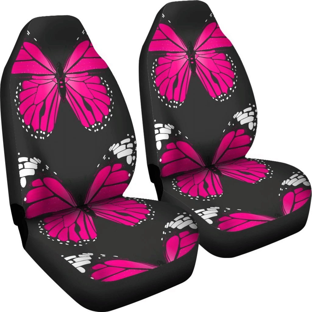 Butterfly Pink Giants Car Seat Covers 191123