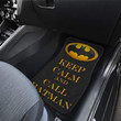 Batman Keep Calm & Call Mr. Bat Car Floor Mats 191103