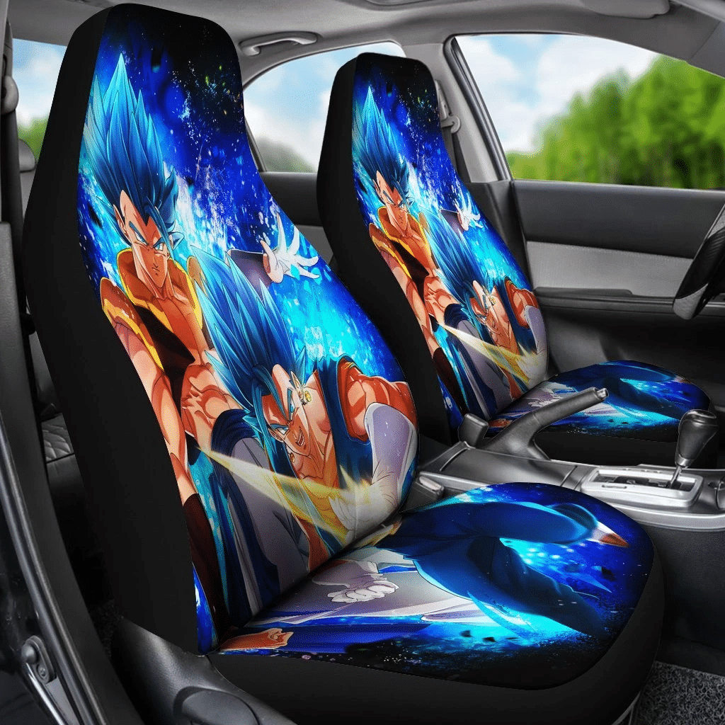 Gogeta Vegtito Blue Dragon Ball Car Seat Covers