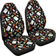 Pharmacist Emblems Pattern Car Seat Covers 191119 (Set Of 2)