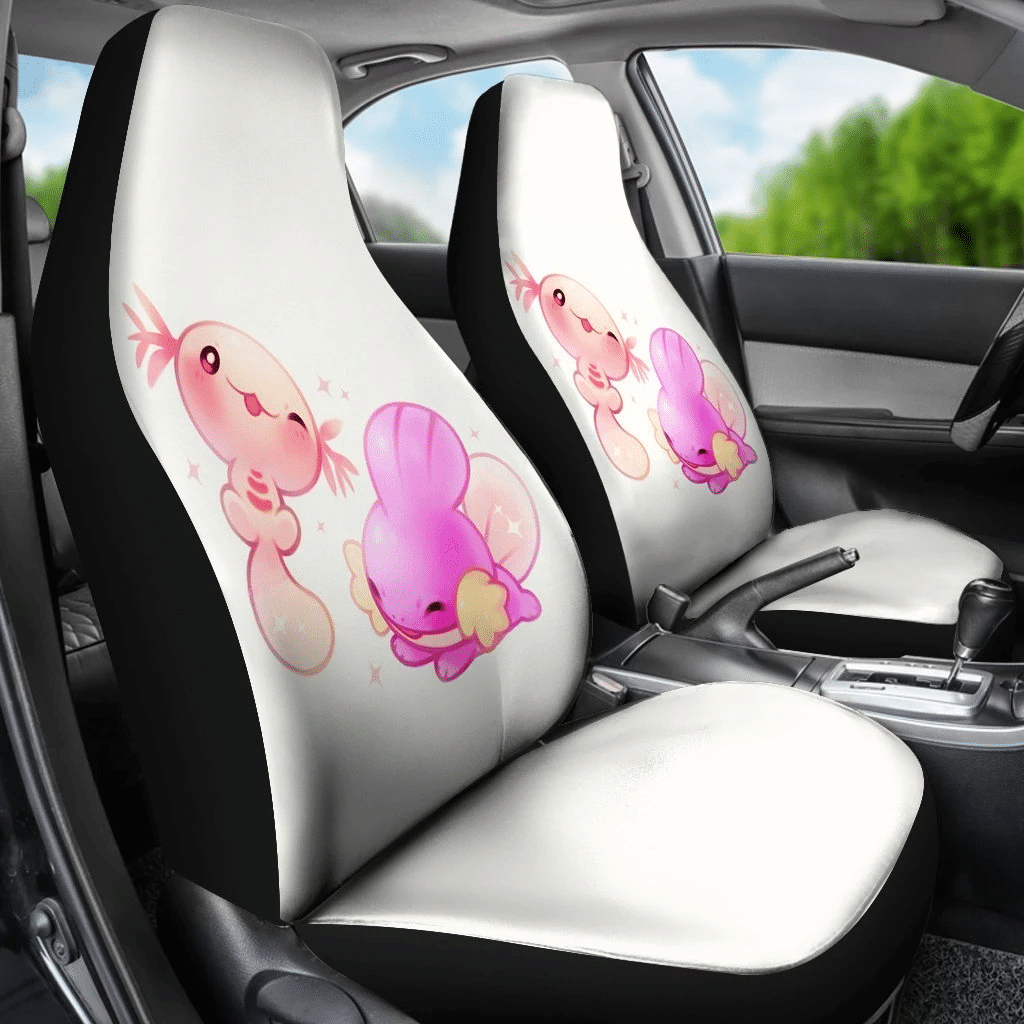 Coral Axolotl Pokemon Car Seat Covers