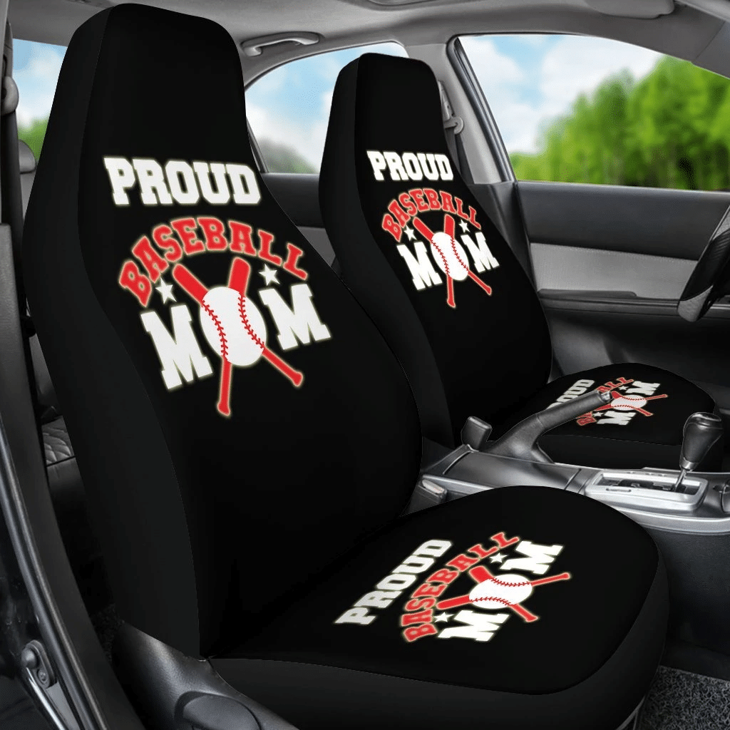 Proud Baseball Mom Car Seat Covers 191202