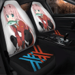 Zero Two Cute Anime Girl Car Seat Covers