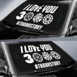 I Love You 3000 Thanks Tony Car Sun Shades Auto
